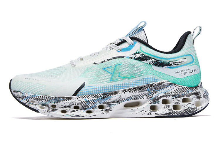 Кроссовки для бега Shock Absorbing Spinning 10.0 для мужчин с низким верхом Sail белого/сине-зеленого цвета Xtep
Кроссовки для бега Shock Absorbing Spinning 10.0 для мужчин с низким верхом Sail белого/сине-зеленого цвета Xtep