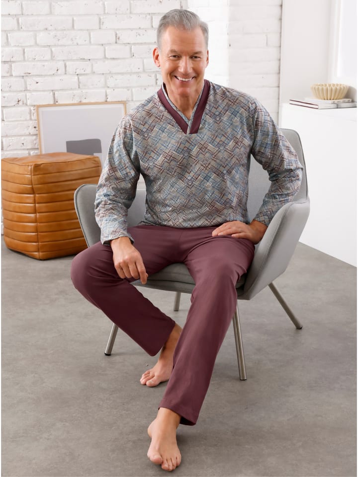 Götting Пижама серого и красного цвета с принтом
Götting Пижама серого и красного цвета с принтом