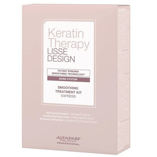 Набор для кератинового выпрямления волос, 3 шт. Alfaparf, Keratin Therapy Lisse Design Smoothing Treatment Kit
Набор для кератинового выпрямления волос, 3 шт. Alfaparf, Keratin Therapy Lisse Design Smoothing Treatment Kit