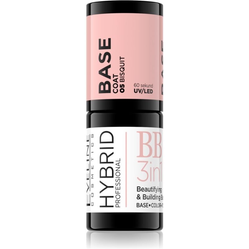 Eveline Cosmetics Hybrid Professional базовое покрытие для использования с УФ/LED лампой 3 в 1 оттенок 05 Bisquit 5 мл
Eveline Cosmetics Hybrid Professional базовое покрытие для использования с УФ/LED лампой 3 в 1 оттенок 05 Bisquit 5 мл