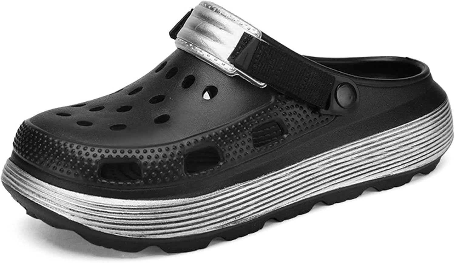 Летние сандалии мужские и женские, сабо, садовая обувь, нескользящие, быстро сохнущие, пляжные, домашние, для душа, мюли с регулируемым каблуком Generic, черный
Летние сандалии мужские и женские, сабо, садовая обувь, нескользящие, быстро сохнущие, пляжные, домашние, для душа, мюли с регулируемым каблуком Generic, черный