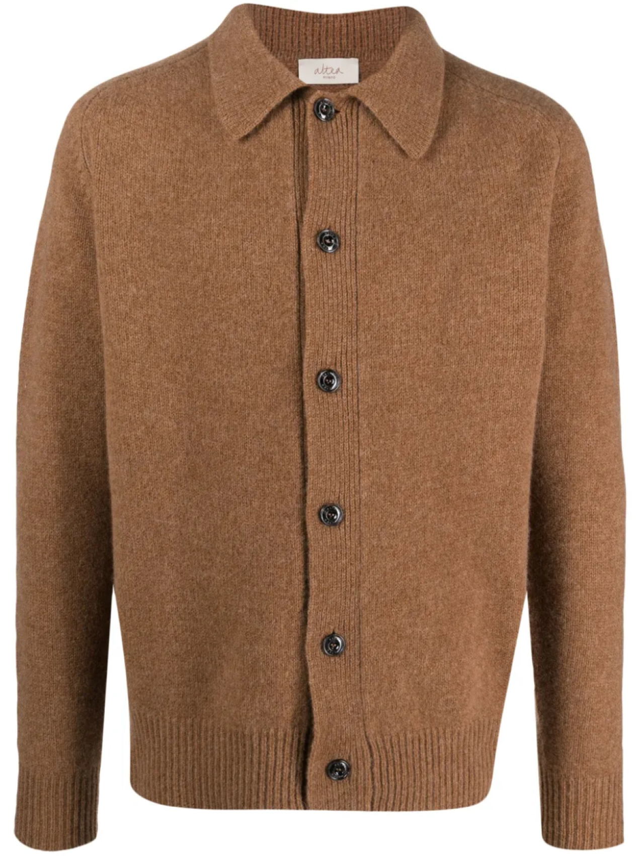 Altea кардиган из вирджинской шерсти на пуговицах, коричневый
Altea кардиган из вирджинской шерсти на пуговицах, коричневый