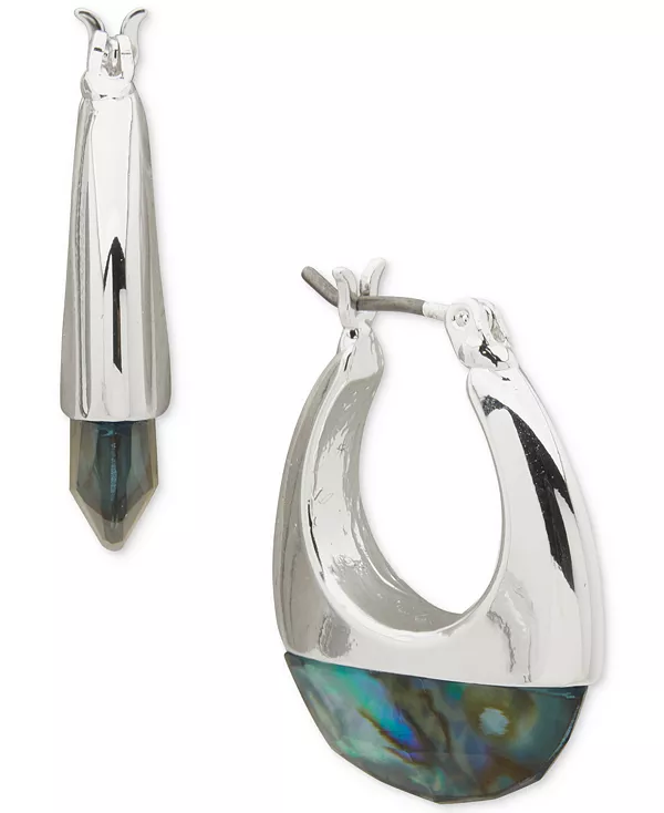 Серьги-Кольца с серебристым оттенком из абалона Anne Klein, blue
Серьги-Кольца с серебристым оттенком из абалона Anne Klein, blue