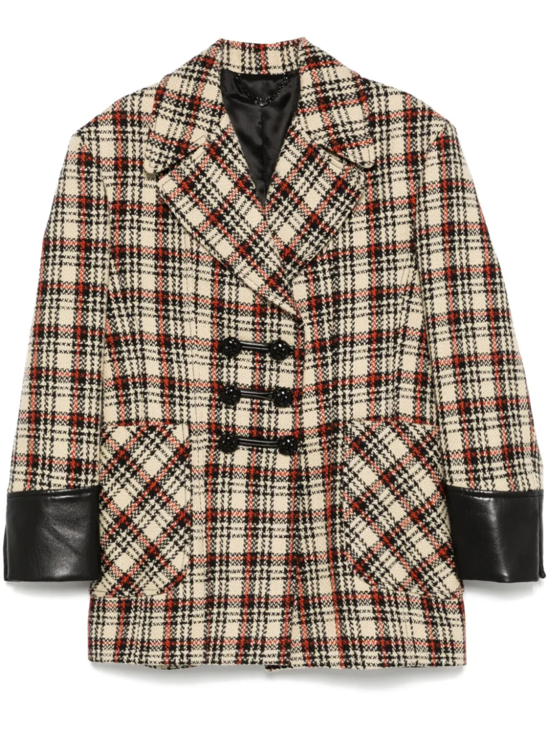 Rabanne бушлат в клетку, нейтральный
Rabanne бушлат в клетку, нейтральный