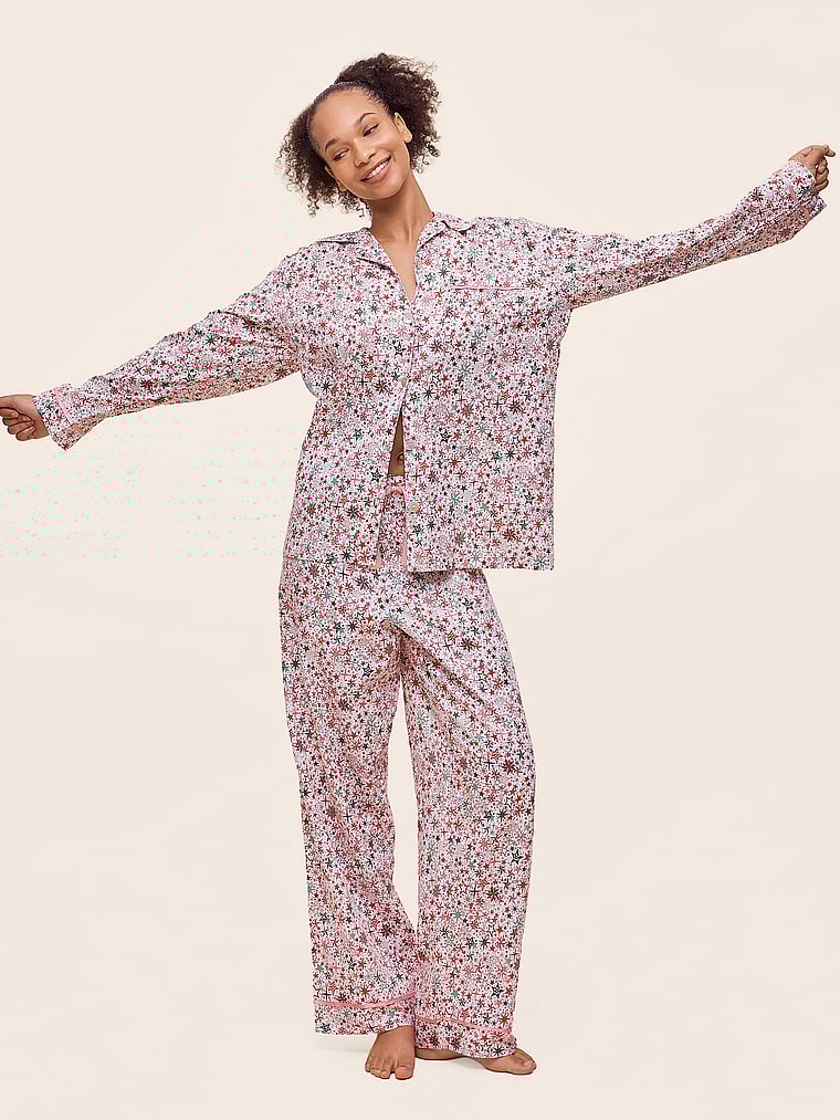 Рождественские звезды, пижамный комплект в полный рост Papinelle, berry pink
Рождественские звезды, пижамный комплект в полный рост Papinelle, berry pink