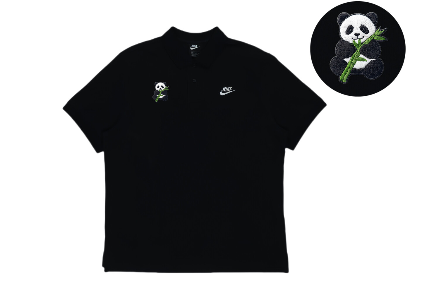 Рубашка поло унисекс черная Nike, черный
Рубашка поло унисекс черная Nike, черный