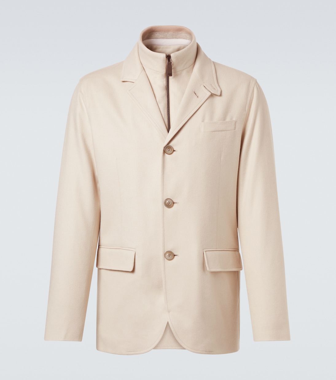 Многослойный шелково-кашемировый блейзер Herno, Chantilly
Многослойный шелково-кашемировый блейзер Herno, Chantilly