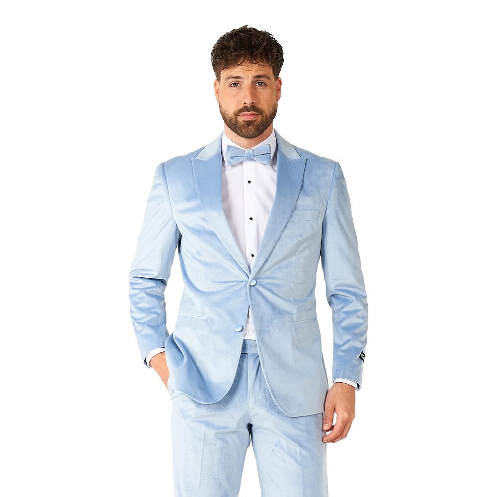 Мужской комплект оппосмокинг облегающего кроя OppoSuits, цвет Blue Velvet 
Мужской комплект оппосмокинг облегающего кроя OppoSuits, цвет Blue Velvet