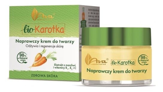 Био Каротка, восстанавливающий крем для лица, 50 мл Ava
Био Каротка, восстанавливающий крем для лица, 50 мл Ava