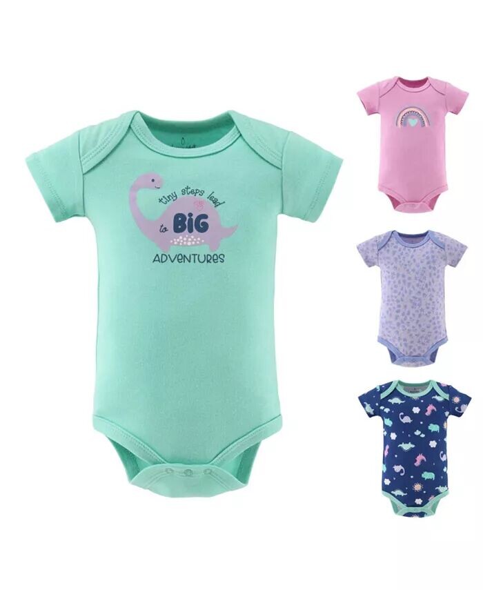 Боди для девочек Dino, 4 шт The Peanutshell, мультиколор
Боди для девочек Dino, 4 шт The Peanutshell, мультиколор