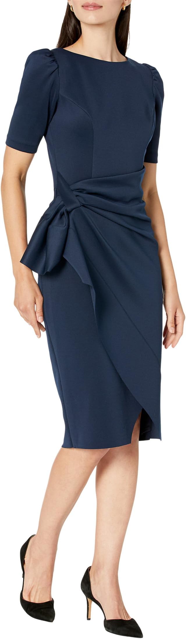 Платье XSCAPE Midi Scuba 3/4 Sleeve, цвет Midnight
Платье XSCAPE Midi Scuba 3/4 Sleeve, цвет Midnight