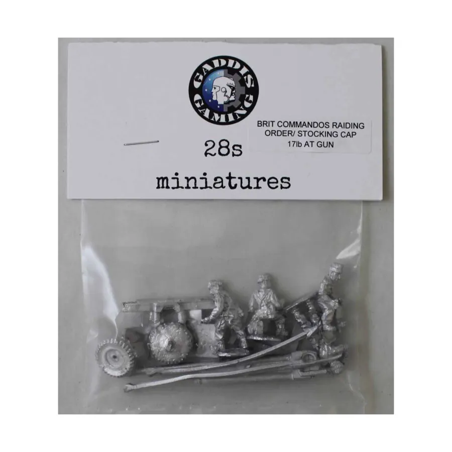 BCM Raiding Order с чулком — 17 фунтов AT Gun & Crew, WWII Miniatures - British - Commandos - Artillery (28mm)
BCM Raiding Order с чулком — 17 фунтов AT Gun & Crew, WWII Miniatures - British - Commandos - Artillery (28mm)