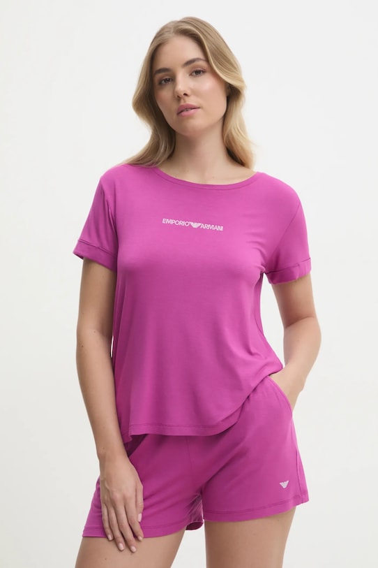 Футболка оверсайз Emporio Armani Underwear, розовый 
Футболка оверсайз Emporio Armani Underwear, розовый