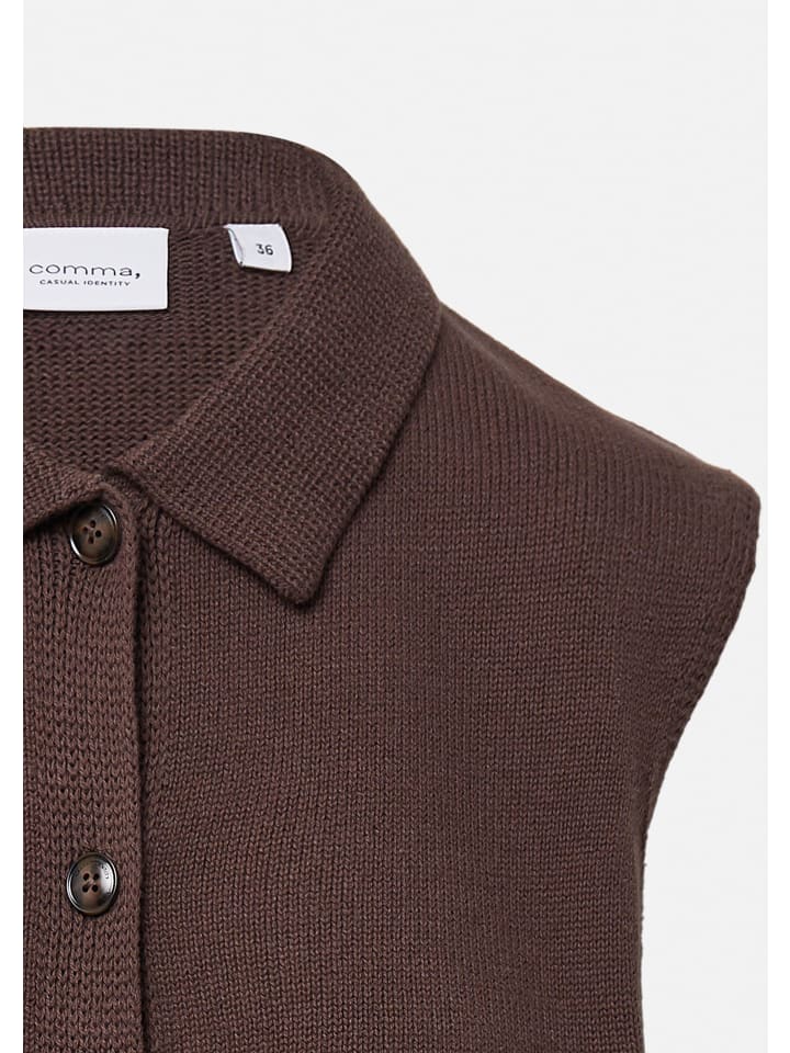 Жилет comma CI, коричневый
Жилет comma CI, коричневый