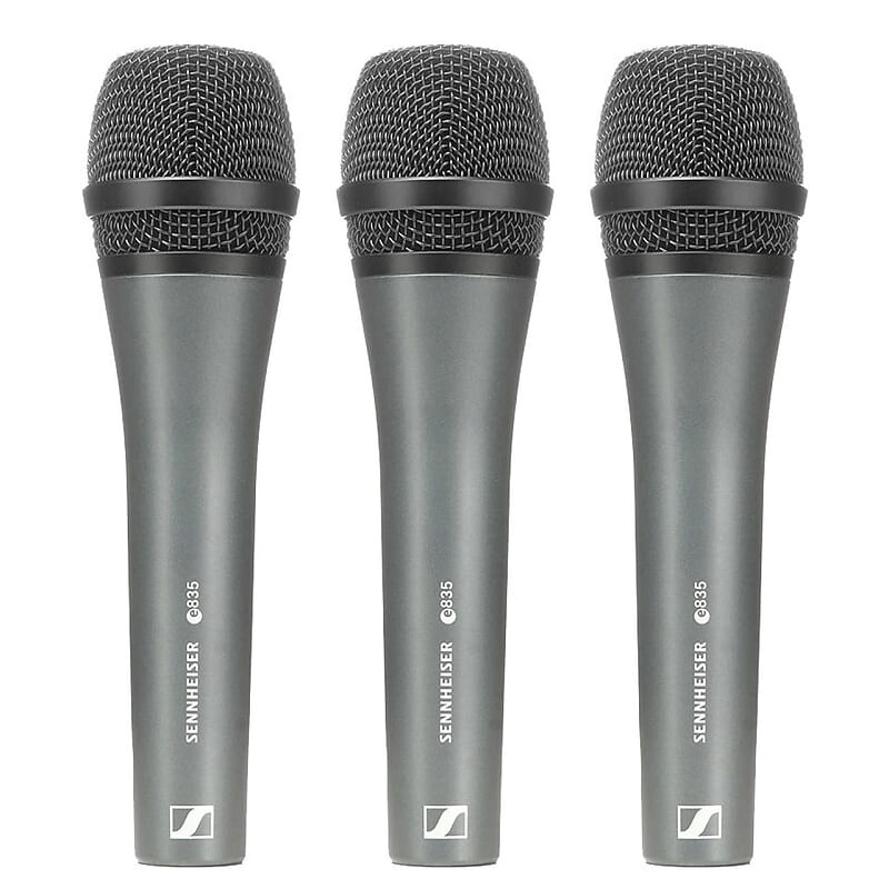 Динамический микрофон Sennheiser e835 Dynamic Mic (3-pack) 
Динамический микрофон Sennheiser e835 Dynamic Mic (3-pack)