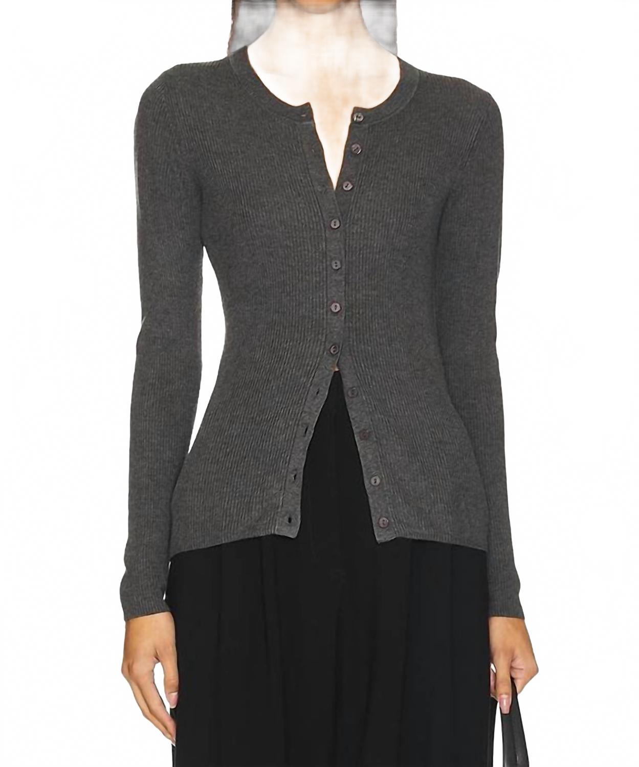 Женский приталенный кардиган с резинкой в меланже Enza Costa, Heather
Женский приталенный кардиган с резинкой в меланже Enza Costa, Heather