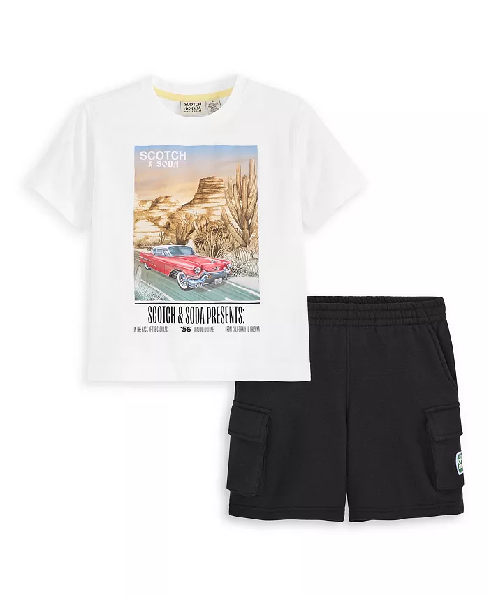 Комплект из футболки и шорт Big Boys (2 предмета) SCOTCH & SODA
Комплект из футболки и шорт Big Boys (2 предмета) SCOTCH & SODA