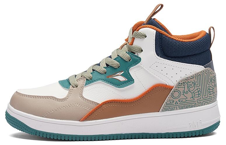 Кеды мужские, обувь для скейтбординга высокая серый/коричневый/белый 361°
Кеды мужские, обувь для скейтбординга высокая серый/коричневый/белый 361°