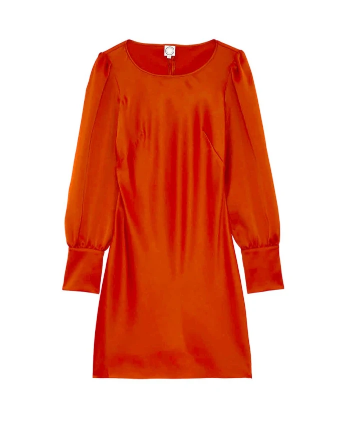 Приталенное платье из выжженного атласа Ines De La Fressange Paris, оранжевый
Приталенное платье из выжженного атласа Ines De La Fressange Paris, оранжевый