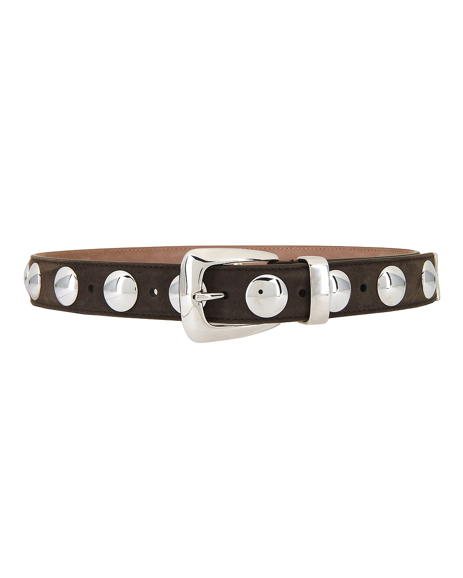 Ремень Benny с шипами 30 мм Khaite, Ebano
Ремень Benny с шипами 30 мм Khaite, Ebano