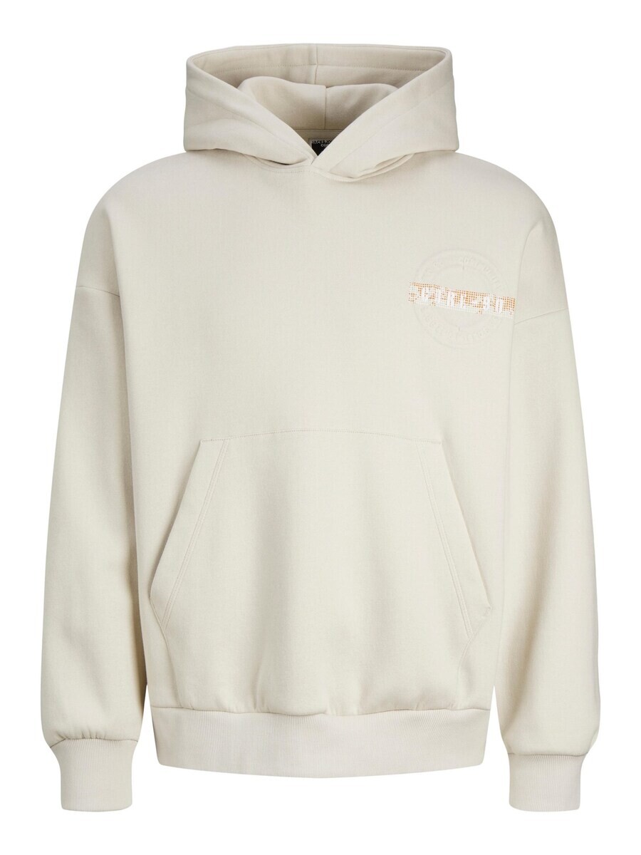 Толстовка с капюшоном JACK & JONES Sweatshirt Digital, экрю 
Толстовка с капюшоном JACK & JONES Sweatshirt Digital, экрю