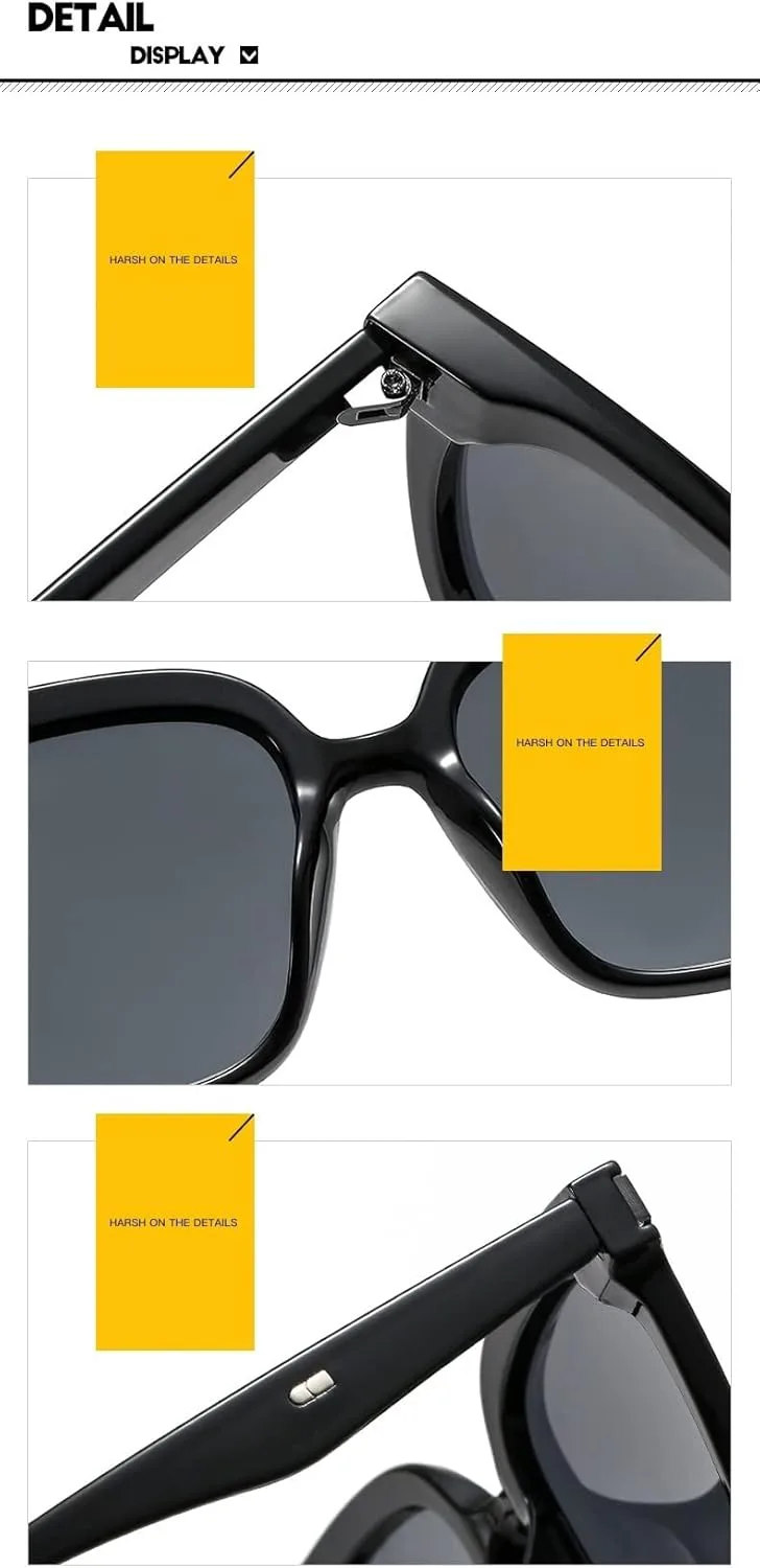 Солнцезащитные очки в стиле ретро с большой квадратной оправой 2027 года для мужчин и женщин, для отдыха на природе (Цвет: A, Размер: 1) MTZJH, One Color
Солнцезащитные очки в стиле ретро с большой квадратной оправой 2027 года для мужчин и женщин, для отдыха на природе (Цвет: A, Размер: 1) MTZJH, One Color