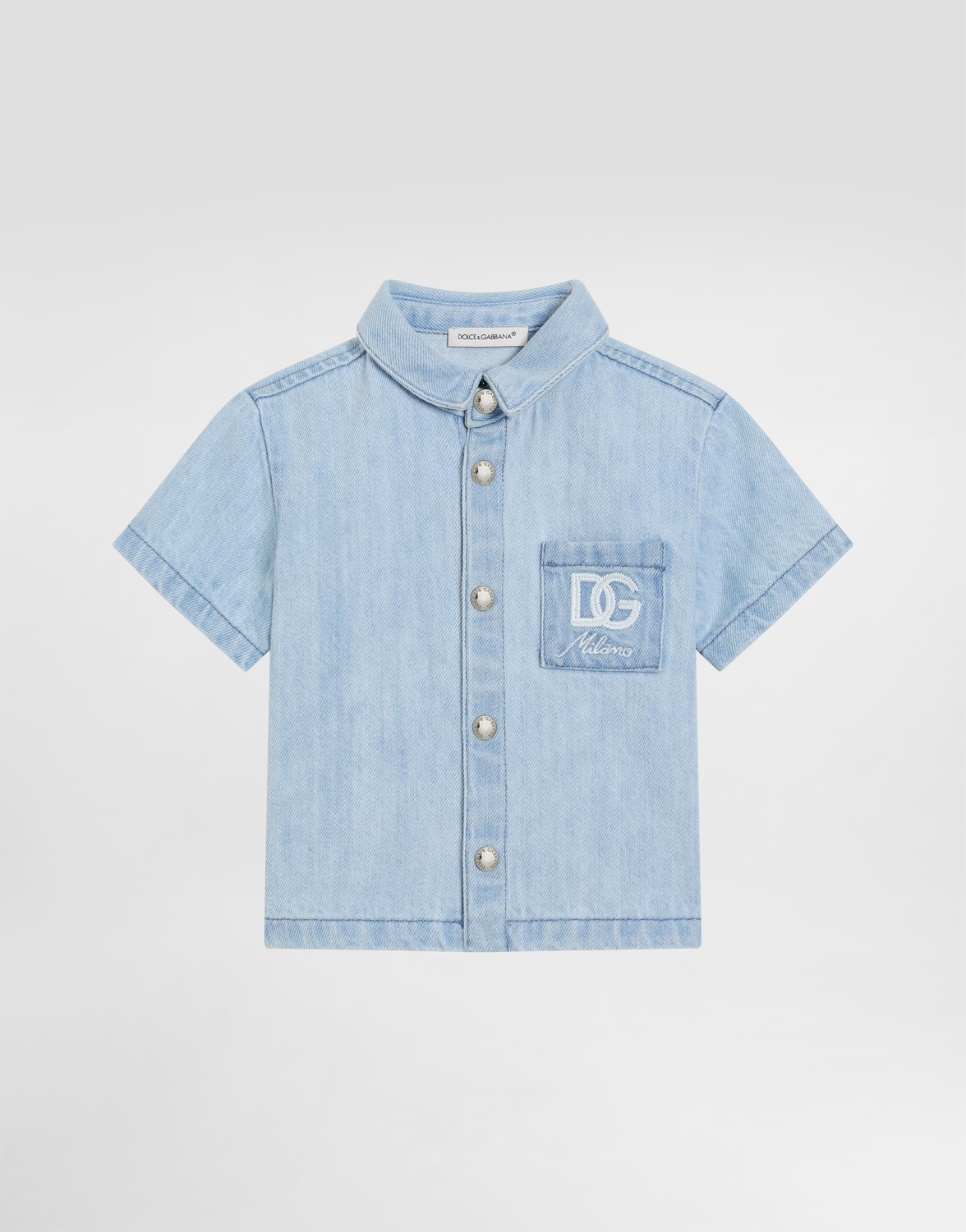 Джинсовая рубашка с короткими рукавами Dolce&Gabbana, мультиколор
Джинсовая рубашка с короткими рукавами Dolce&Gabbana, мультиколор