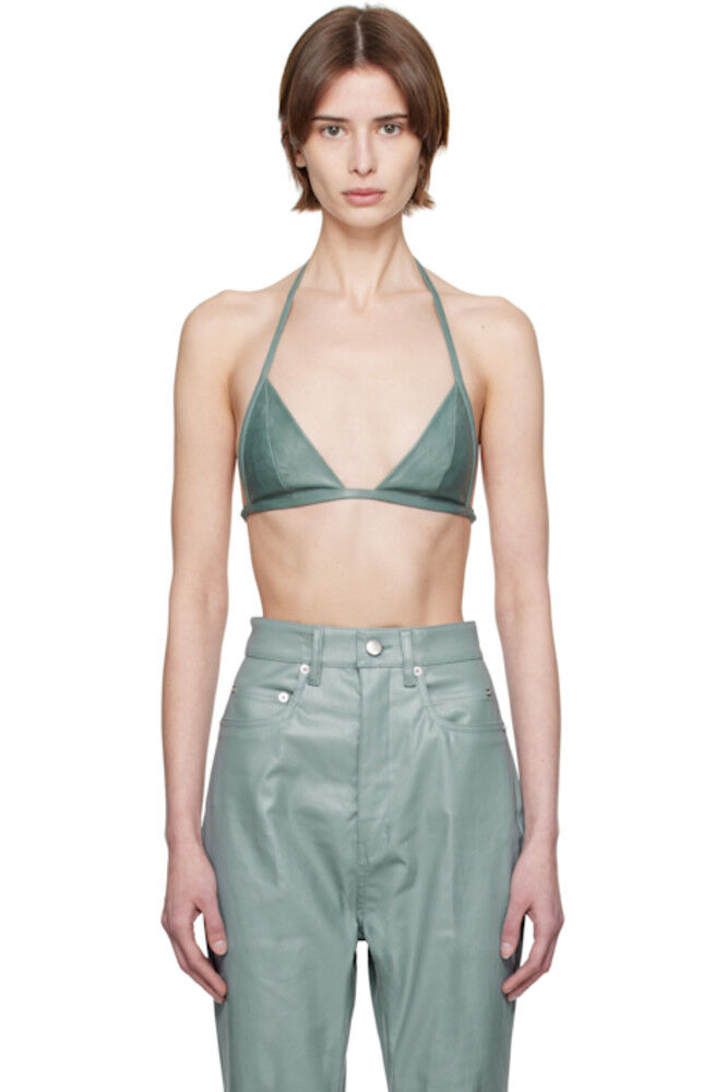 Бюстгальтер из вощеной кожи ягненка Blue Hollywood Rick Owens
Бюстгальтер из вощеной кожи ягненка Blue Hollywood Rick Owens