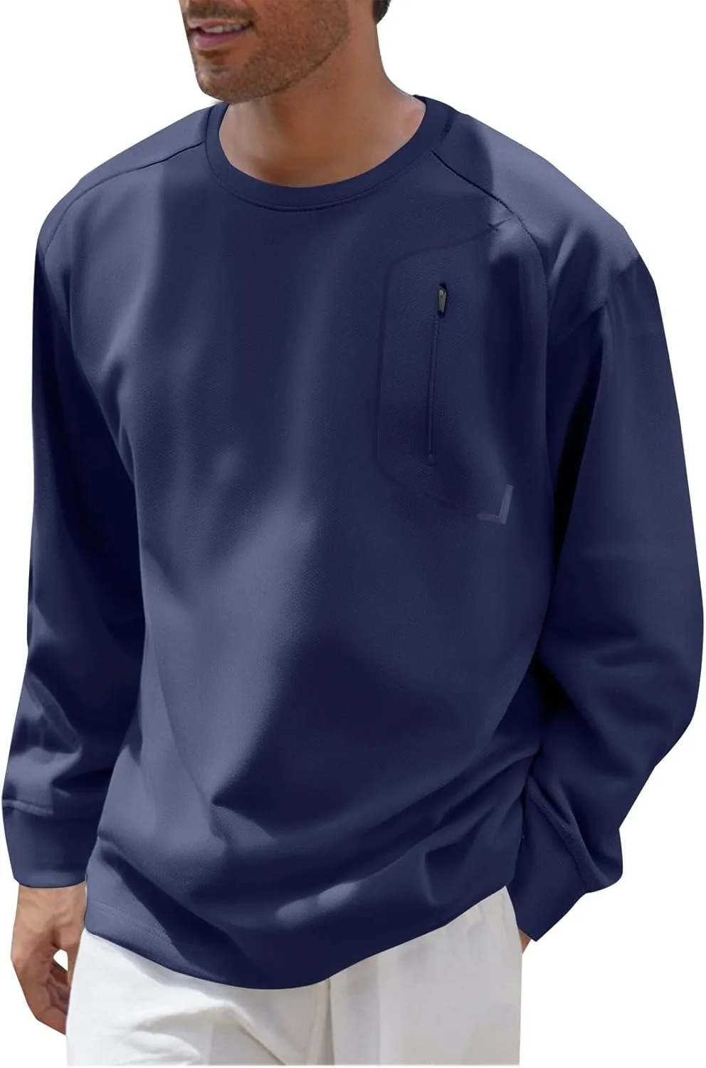 Мужская футболка с длинным рукавом и молнией на груди
Мужская футболка с длинным рукавом и молнией на груди