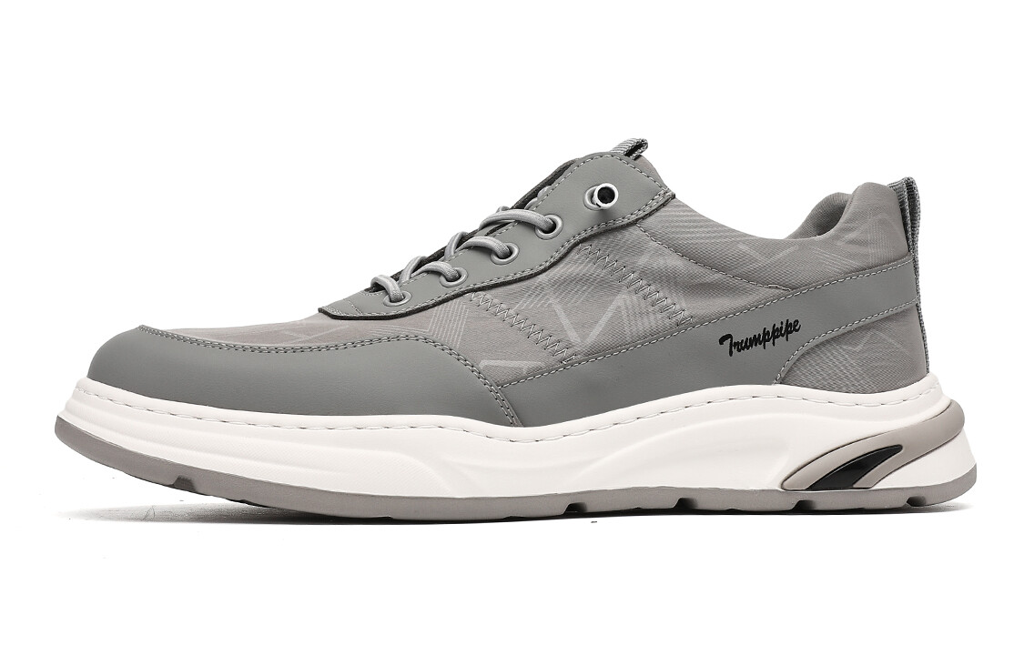 Кеды мужские, обувь для скейтбординга низкая серый Trumppipe
Кеды мужские, обувь для скейтбординга низкая серый Trumppipe