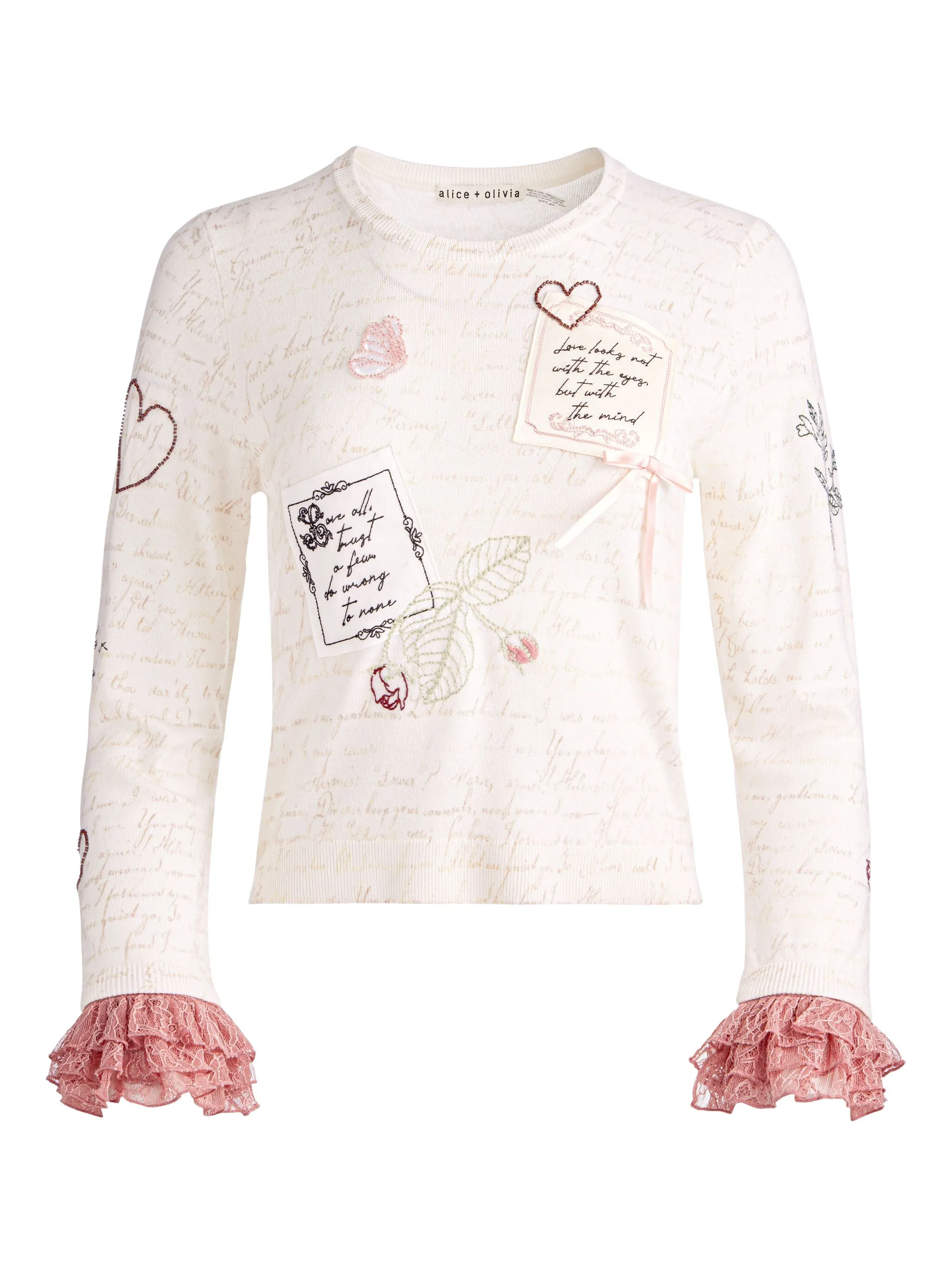 Трикотажный топ Carolann с оборками Alice + Olivia, белый
Трикотажный топ Carolann с оборками Alice + Olivia, белый