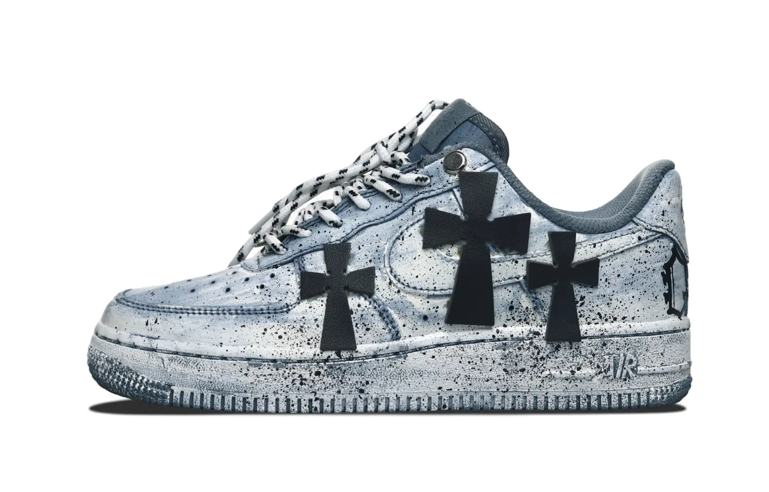 Nike Air Force 1 Bells Low-Top Skateboard Shoes Unisex Black Gray
Nike Air Force 1 Bells Low-Top Skateboard Shoes Unisex Black Gray