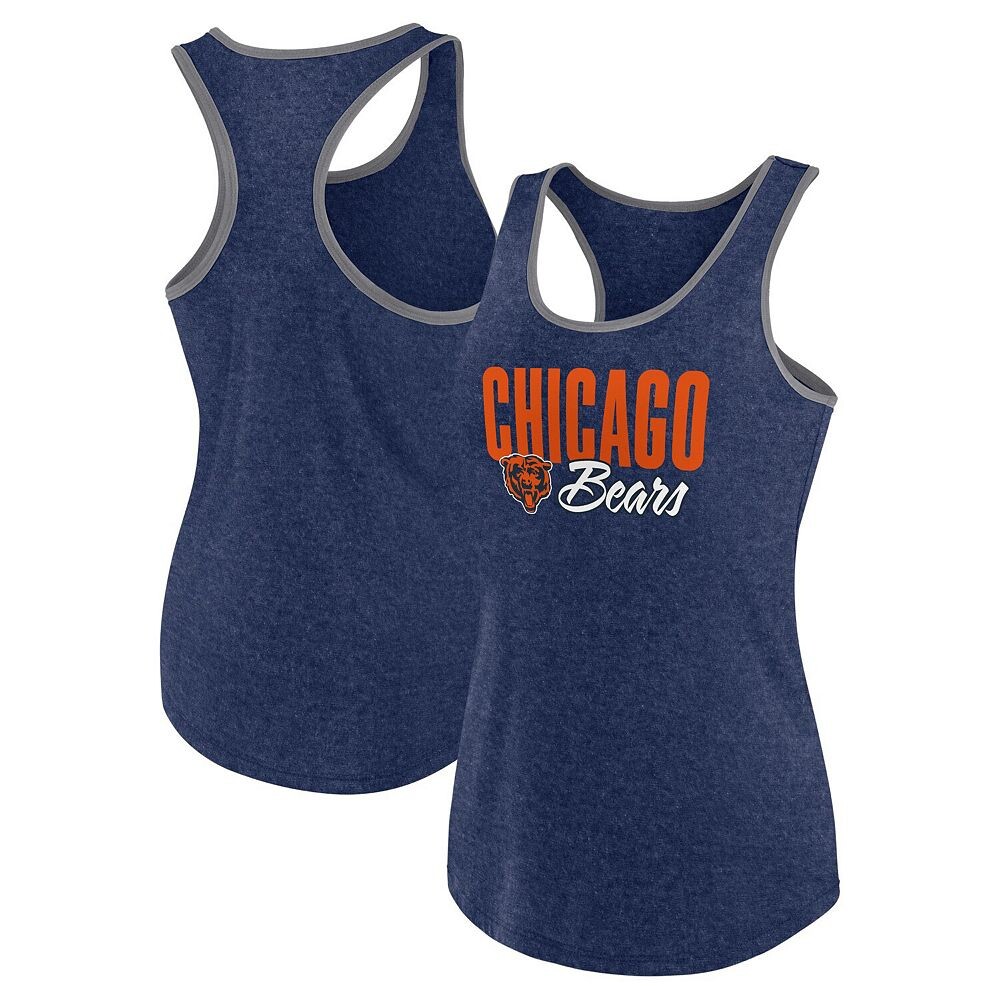 Женская футболка Fanatics с фирменным логотипом Heather Navy Chicago Bears, топ с топливным баком больших размеров, цвет Brs Navy
Женская футболка Fanatics с фирменным логотипом Heather Navy Chicago Bears, топ с топливным баком больших размеров, цвет Brs Navy