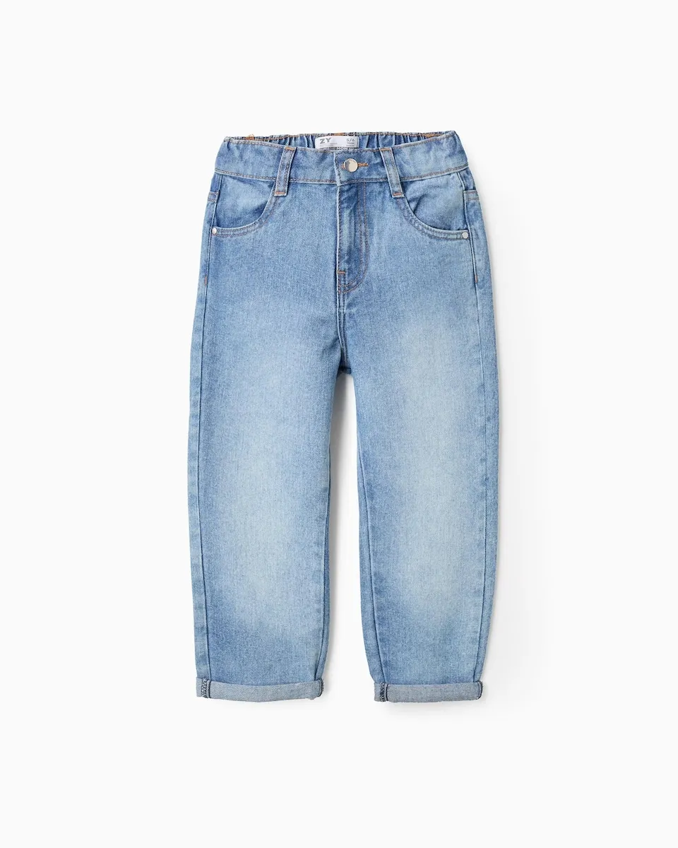 Ковбойские джинсы для девочки, зауженные, с регулируемой талией Zippy, синий
Ковбойские джинсы для девочки, зауженные, с регулируемой талией Zippy, синий