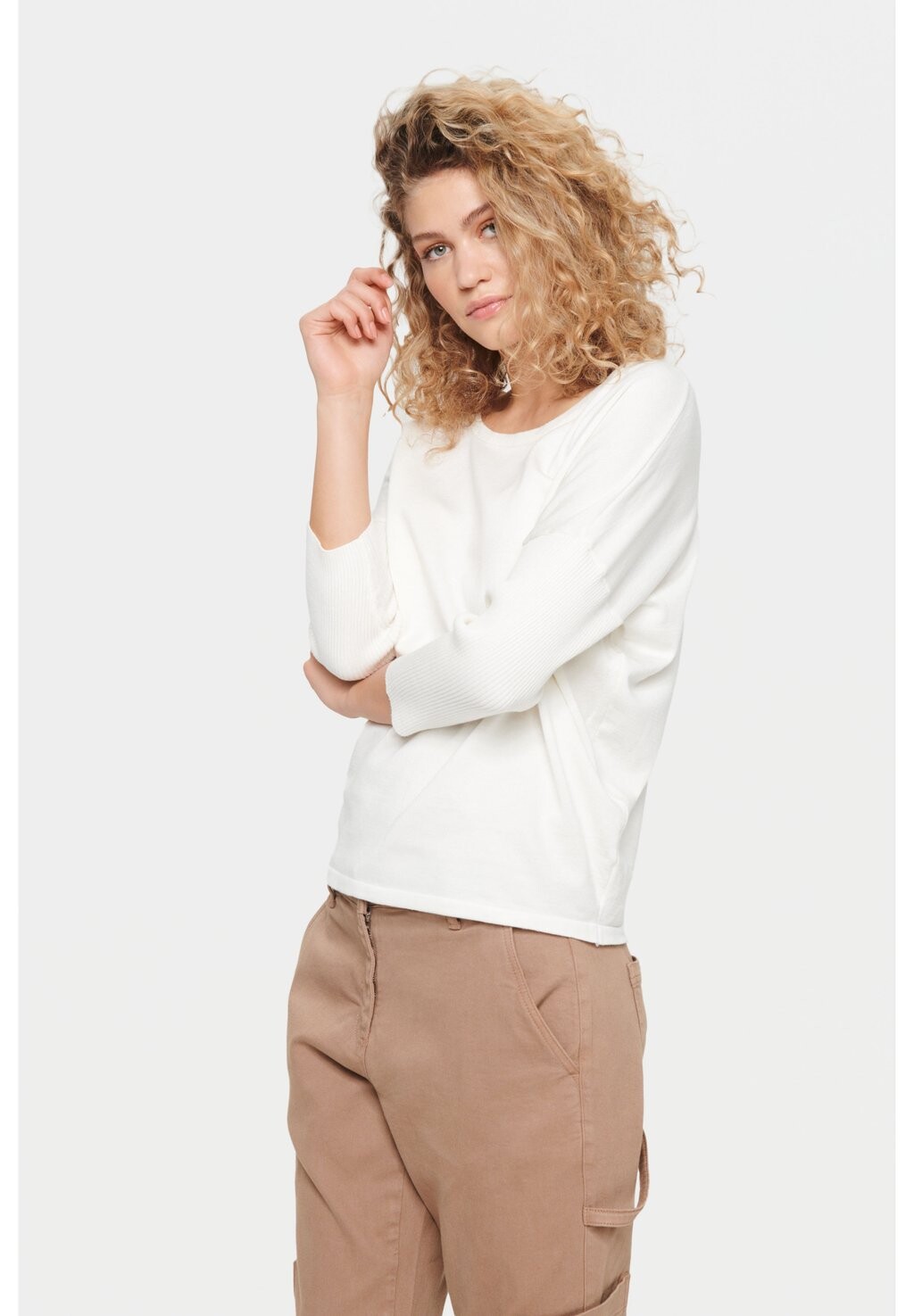 Свитшот Saint Tropez MILA, бежевый
Свитшот Saint Tropez MILA, бежевый