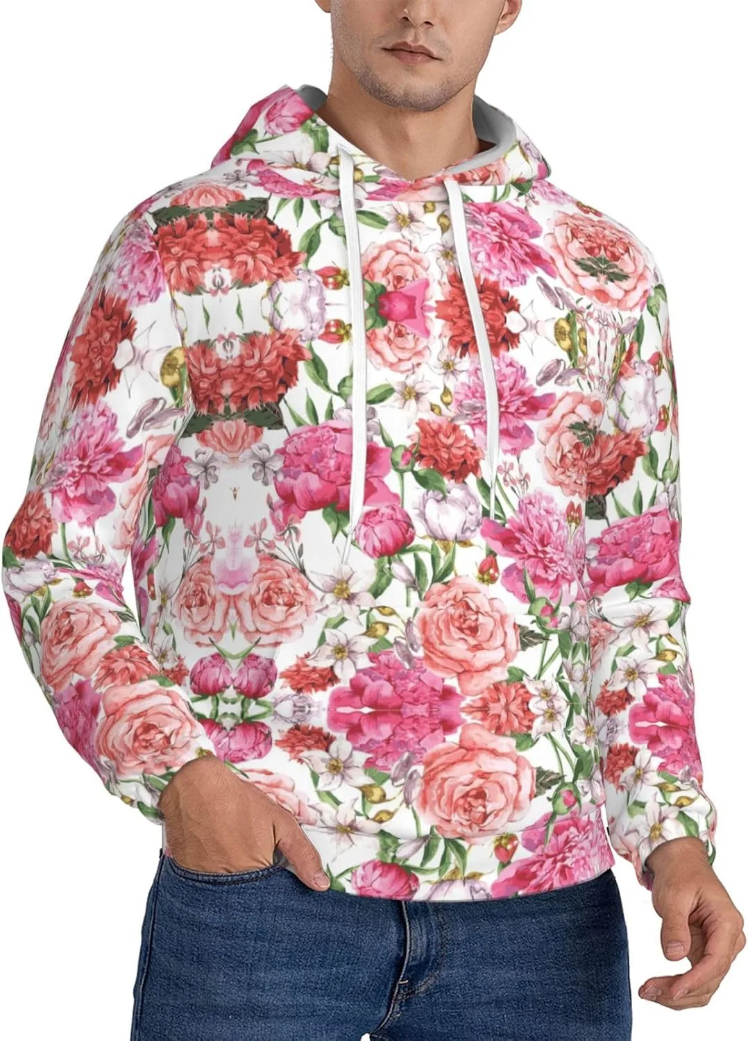 Мужская флисовая толстовка с капюшоном и карманом, черная, с принтом Garden Peony SamLng
Мужская флисовая толстовка с капюшоном и карманом, черная, с принтом Garden Peony SamLng