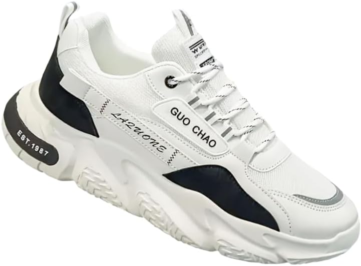 Мужские скейтбордистские кроссовки, удобные и мягкие, подходят для всех сезонов, повседневные и комфортные белые кроссовки на шнуровке Hoalox
Мужские скейтбордистские кроссовки, удобные и мягкие, подходят для всех сезонов, повседневные и комфортные белые кроссовки на шнуровке Hoalox