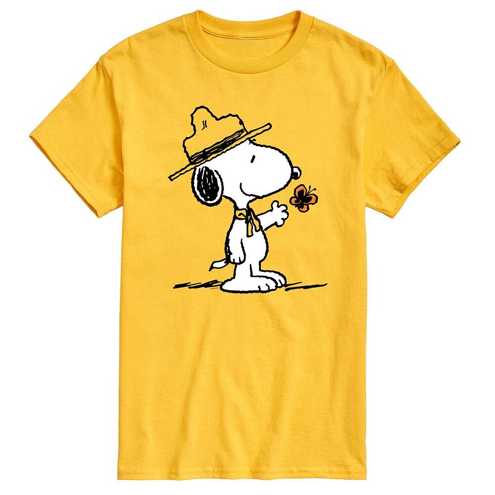 Мужская футболка с рисунком Peanuts Ranger Snoopy & Butterfly Licensed Character, желтый
Мужская футболка с рисунком Peanuts Ranger Snoopy & Butterfly Licensed Character, желтый
