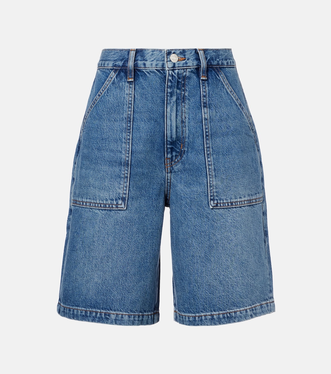 Джинсовые шорты средней посадки Frame, Stranger
Джинсовые шорты средней посадки Frame, Stranger