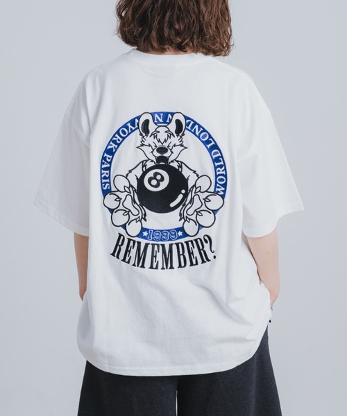 Remember. Футболка с принтом, 8 Ball Wolf Remember, белая
Remember. Футболка с принтом, 8 Ball Wolf Remember, белая