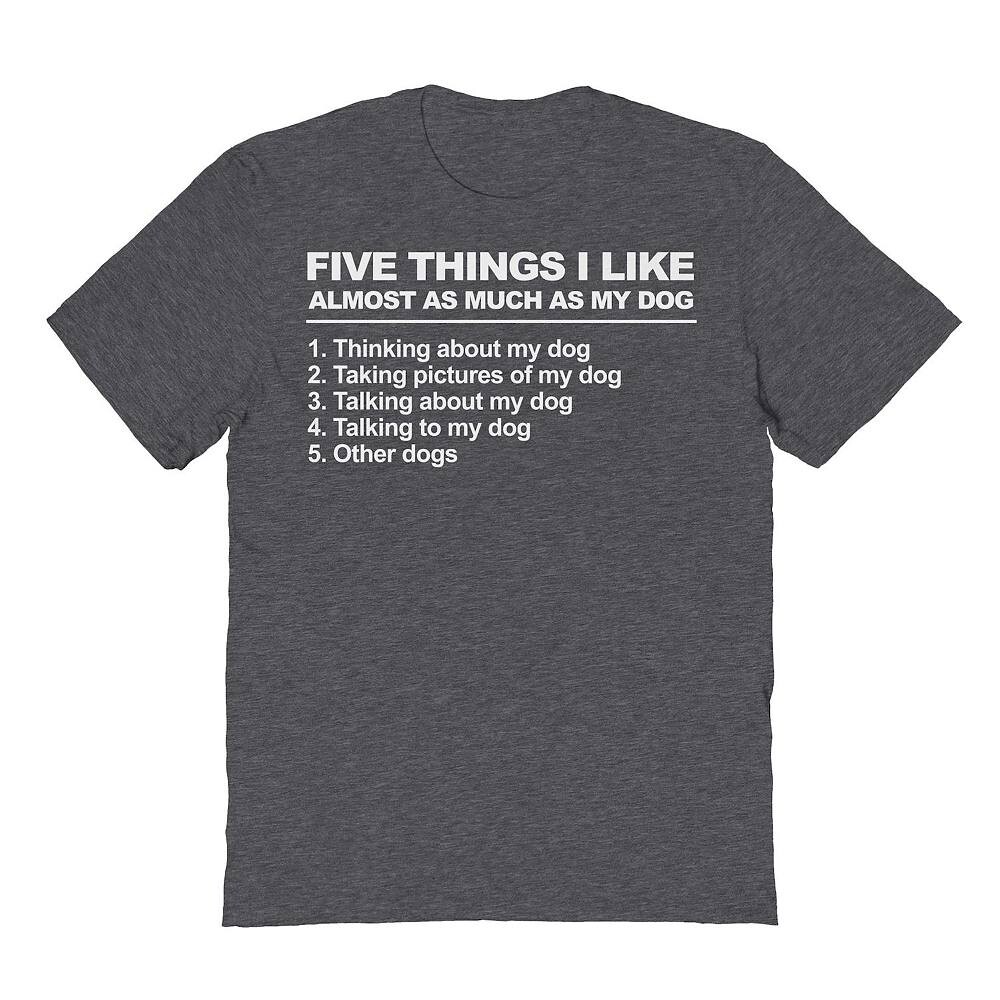 Мужская футболка Duke & Sons Five Things Dog с рисунком ко Дню отца COLAB89 by Threadless, цвет Dark Heather
Мужская футболка Duke & Sons Five Things Dog с рисунком ко Дню отца COLAB89 by Threadless, цвет Dark Heather