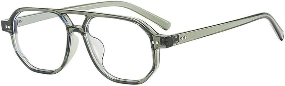 Женские солнцезащитные очки с двойной перемычкой и заклепками, мужские очки с прозрачными линзами Ocean Lens UV400 для занятий спортом на открытом воздухе, бега и езды на велосипеде LXLHWN, Green Clear
Женские солнцезащитные очки с двойной перемычкой и заклепками, мужские очки с прозрачными линзами Ocean Lens UV400 для занятий спортом на открытом воздухе, бега и езды на велосипеде LXLHWN, Green Clear