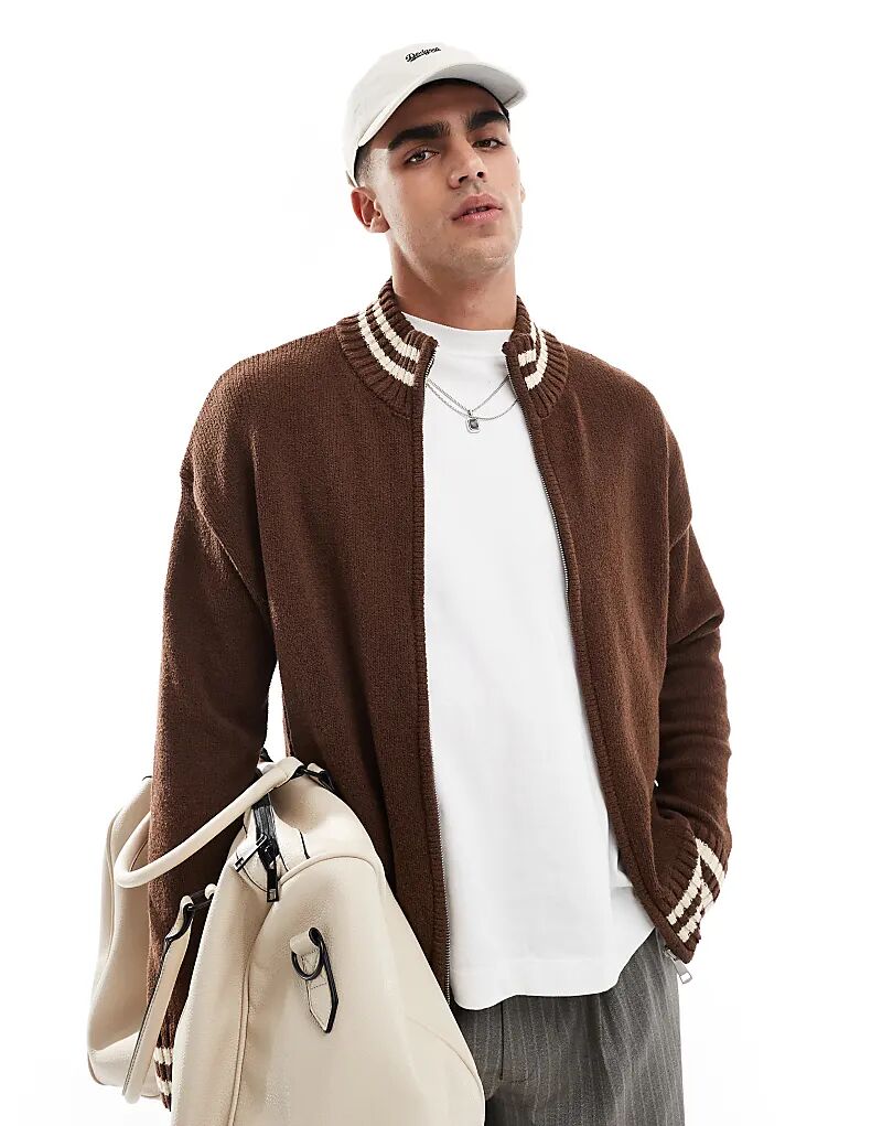 Cotton On Кардиган на молнии, трикотаж шоколадного цвета Cotton:On
Cotton On Кардиган на молнии, трикотаж шоколадного цвета Cotton:On