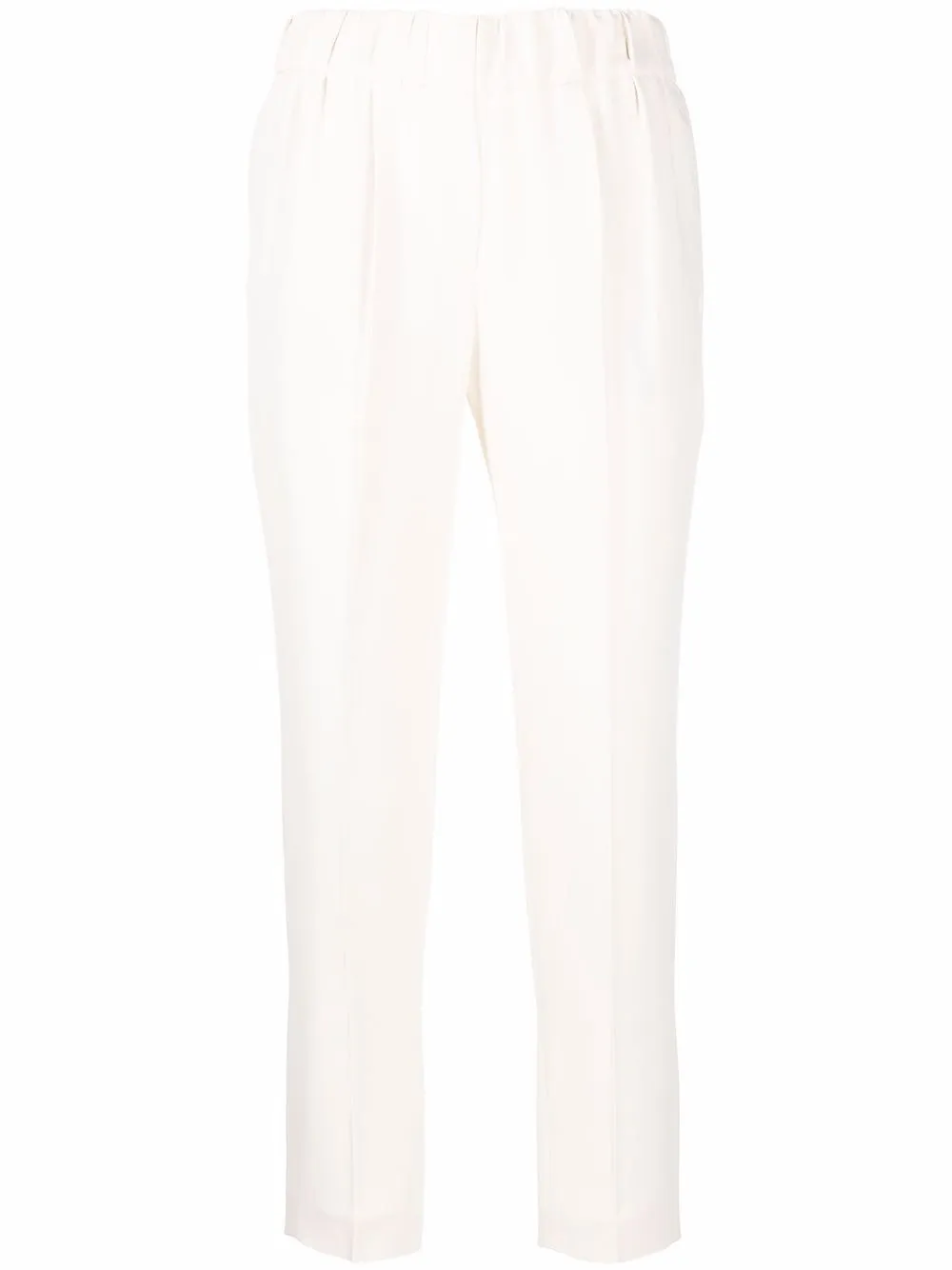 Укороченные брюки кроя слим Brunello Cucinelli, нейтральный
Укороченные брюки кроя слим Brunello Cucinelli, нейтральный