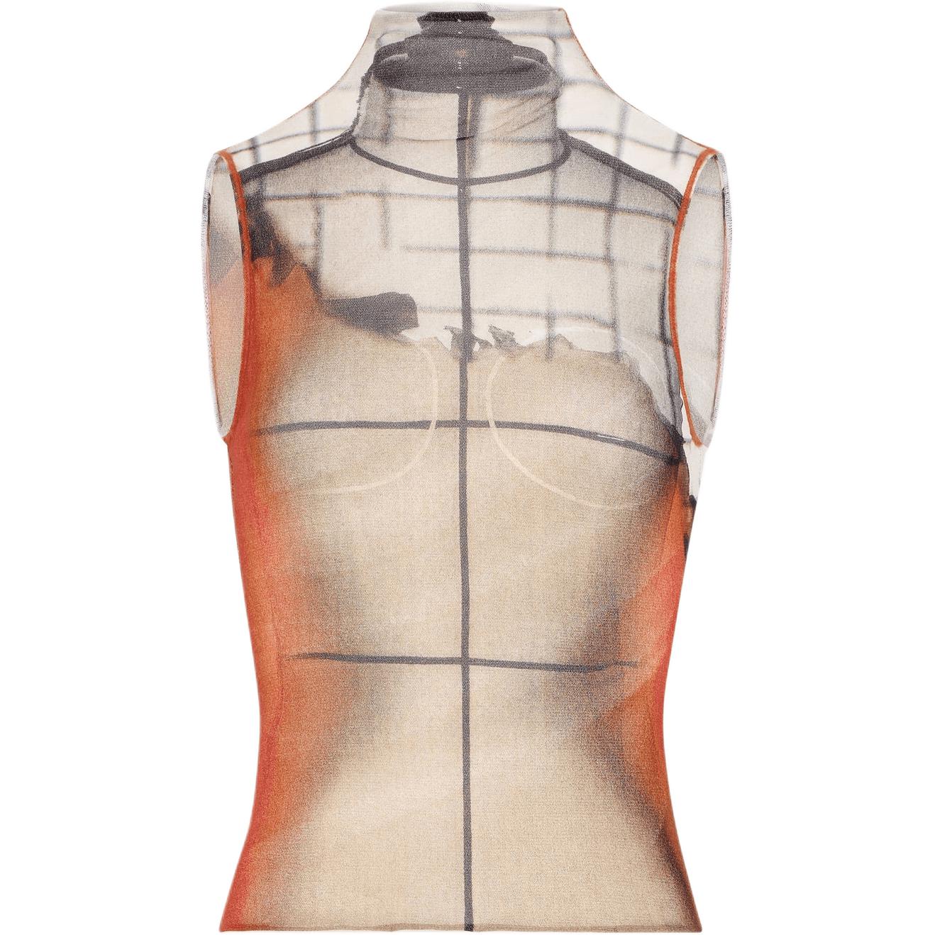 Топ с принтом огня Jean Paul Gaultier, оранжевый
Топ с принтом огня Jean Paul Gaultier, оранжевый