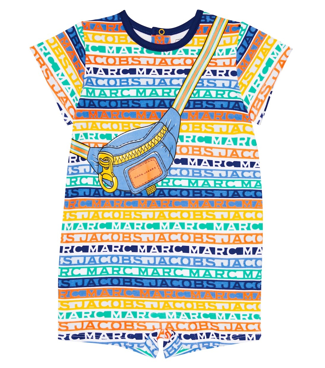 Комбинезон из хлопкового джерси с логотипом baby Marc Jacobs Kids, мультиколор
Комбинезон из хлопкового джерси с логотипом baby Marc Jacobs Kids, мультиколор