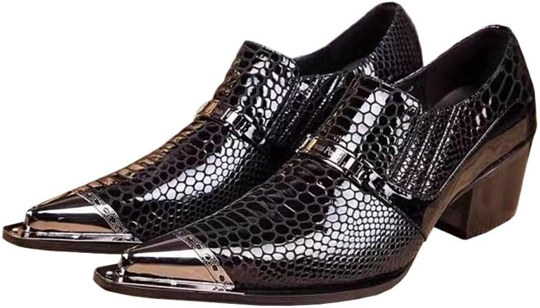 Мужские кожаные оксфорды с металлическим носком и змеиным тиснением для официального дресс-кода Waolsu, черный
Мужские кожаные оксфорды с металлическим носком и змеиным тиснением для официального дресс-кода Waolsu, черный