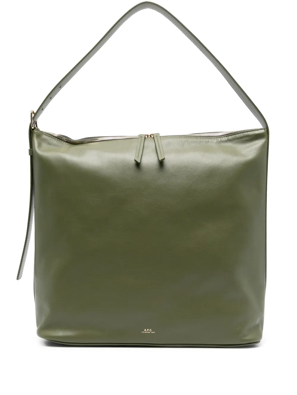Кожаная сумка через плечо A.P.C., зеленый
Кожаная сумка через плечо A.P.C., зеленый