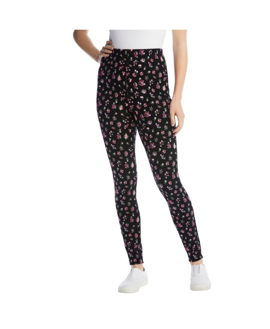 Леггинсы из эластичного хлопкового трикотажа больших размеров с принтом Woman Within, Black pretty bouquet
Леггинсы из эластичного хлопкового трикотажа больших размеров с принтом Woman Within, Black pretty bouquet