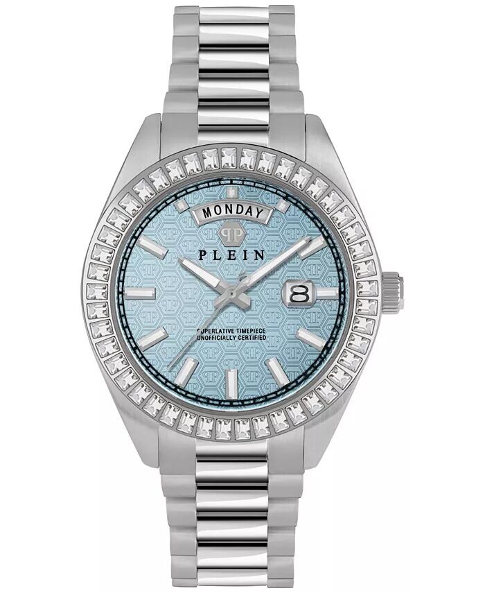 Мужские часы Date Superlative с браслетом из нержавеющей стали, 42 мм Philipp Plein, серебро
Мужские часы Date Superlative с браслетом из нержавеющей стали, 42 мм Philipp Plein, серебро